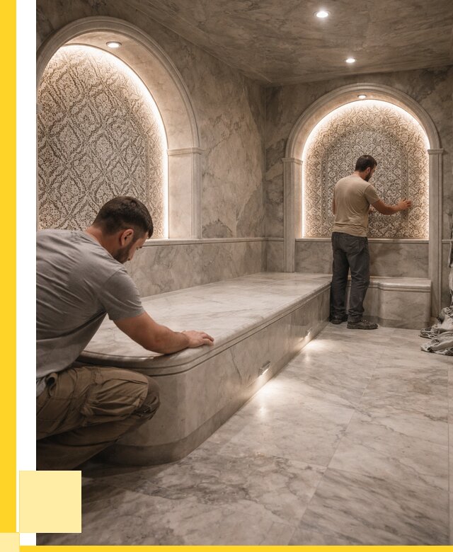 Турецкие бани под ключ в Соколе от 260475 р. | ЭриданСкл