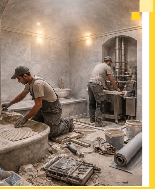 Строительство турецких бань хаммам под ключ в Соколе