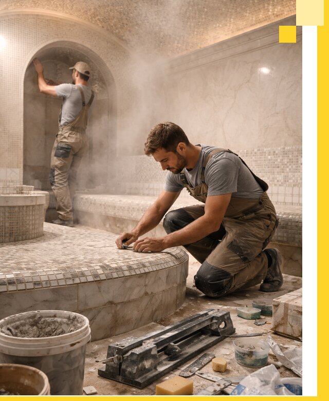 Профессиональный дизайн хамама и SPA под ключ в Соколе