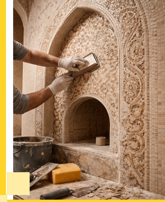 Мозаика для хамама в Соколе под ключ от 5210 р. | ЭриданСкл