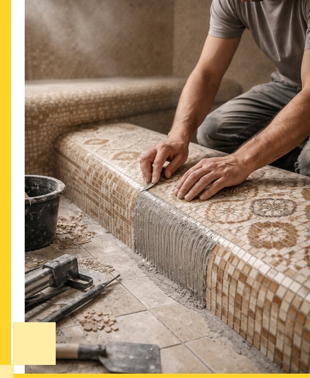 Плитка для хамама под ключ в Соколе от 3647 р. | ЭриданСкл