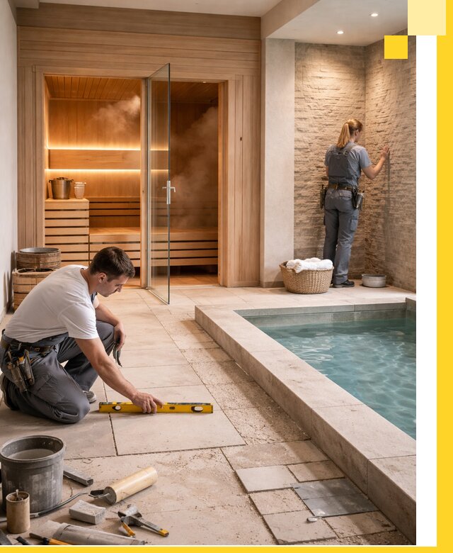 Комплексный дизайн и отделка интерьеров SPA под ключ в Соколе